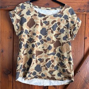 L.L. Bean Camo Short Sleeve Tee